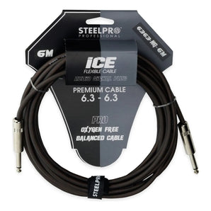 Cable Para Guitarra Profesional 6m Plug6.3-plug6.3 Steelpro