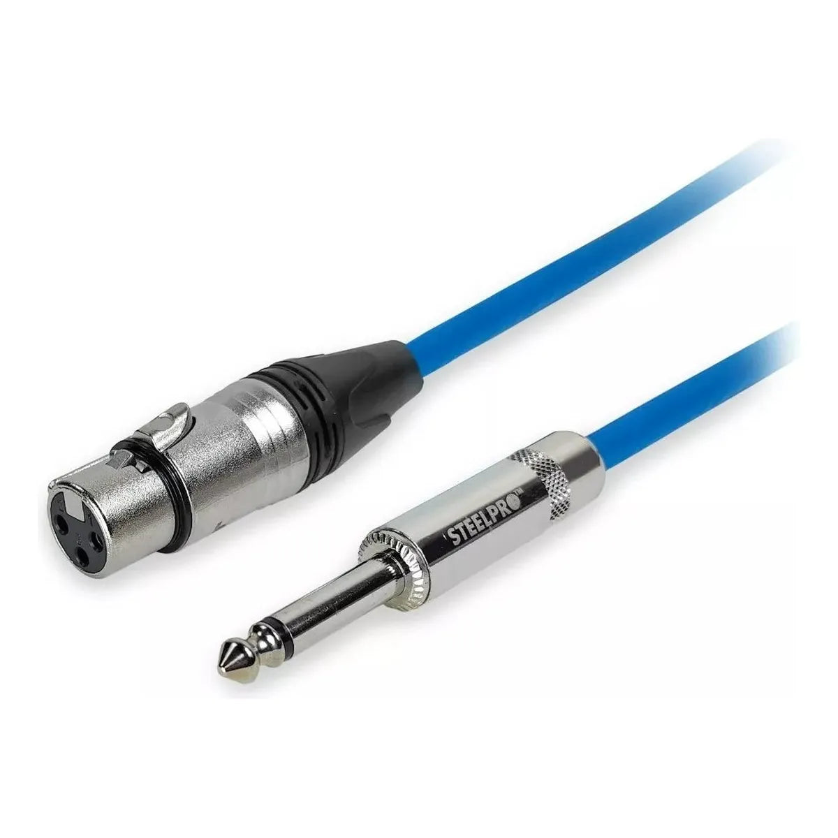 Cable Para Microfono 1m Steelpro 63x-az-1m Xlr Cannon-plug