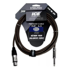 Cable Para Microfono 3m Steelpro 63x-ng-3m Xlr Cannon-plug