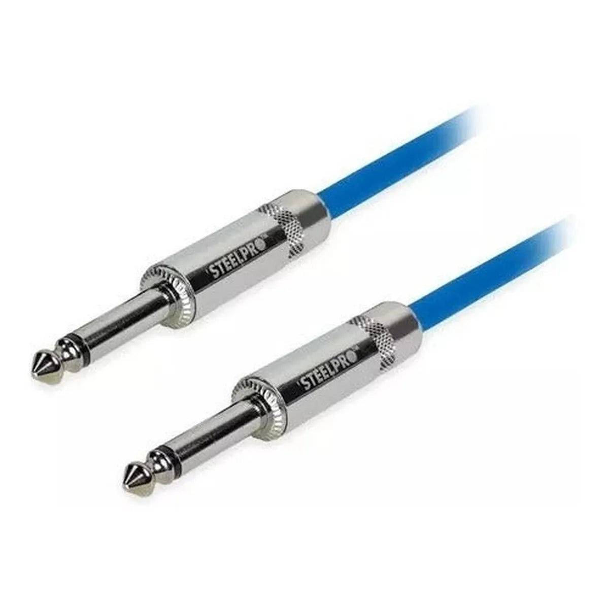Cable Plug 6.3mm 10mts Steelpro 6363-az-10m Balanceado Prof