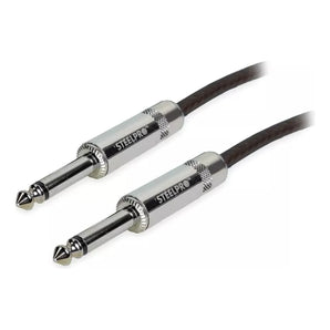 Cable Plug 6.3mm 3mts Steelpro 6363-ng-3m Balanceado Prof