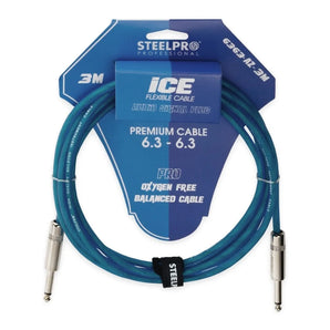 Cable Profesional Para Guitarra 3m Plug6.3-plug6.3 Steelpro