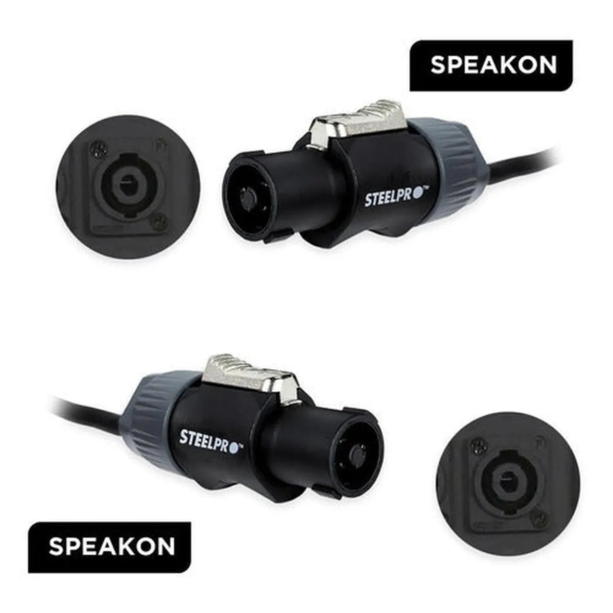 Cable Speakon 6m Steelpro Spk-6m Libre D Oxigeno Profesional