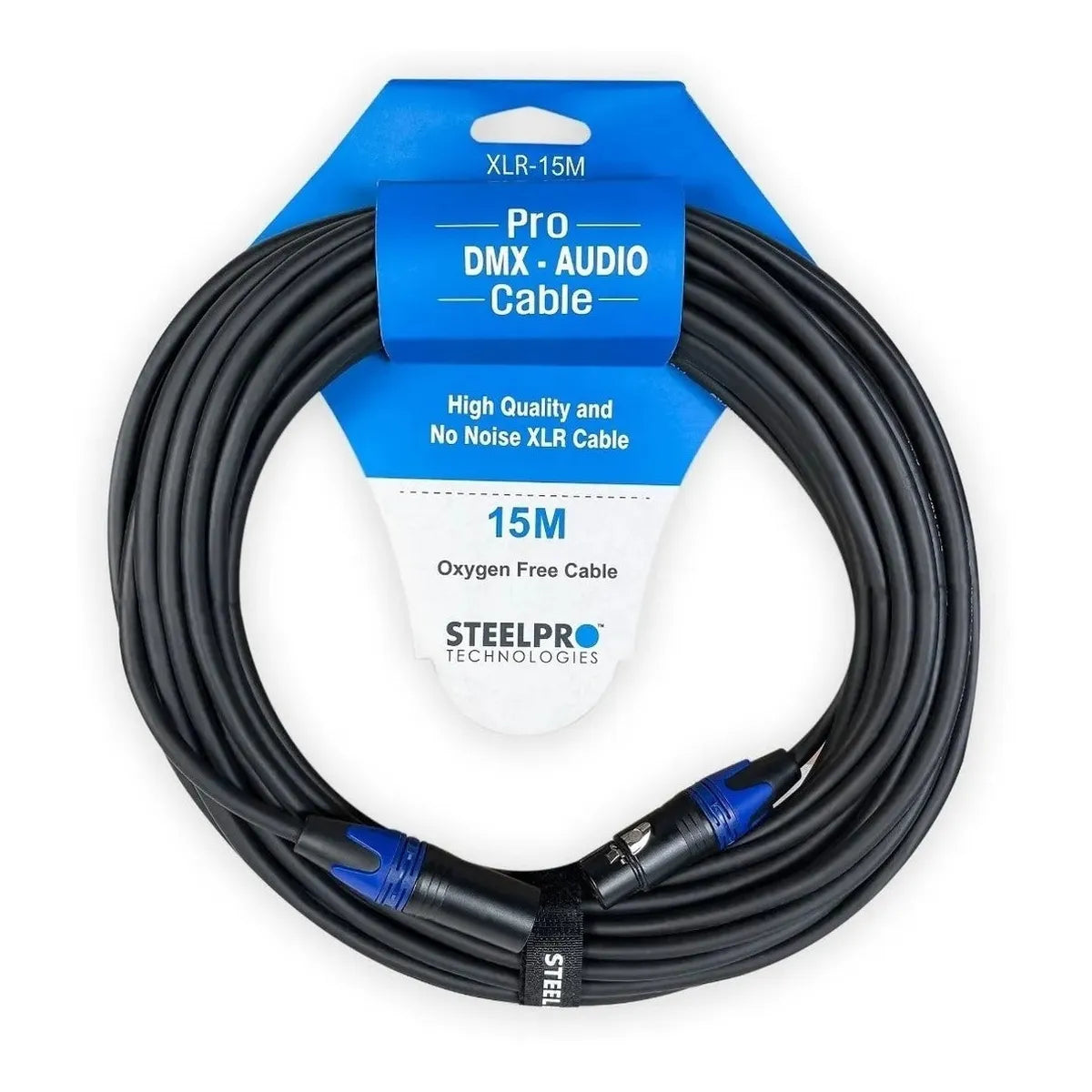 Cable Steelpro Xlr 15m Plug Cannon-jack Cannon Balanceado
