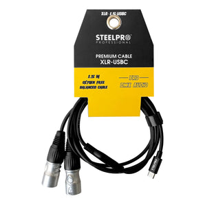Cable Xlr-usb Tipo C 1.5m Oxigen Free By Steelpro
