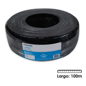 Cable Xlr 100m Balanceado Profesional Macho-hembra Steelpro