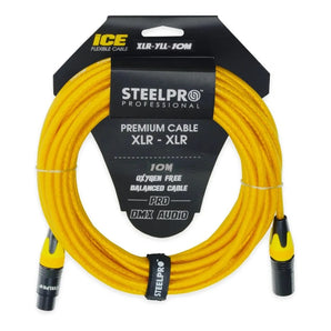 Cable Xlr 10m Balanceado Steelpro Xlr-yll-10m Jack-plug Prof