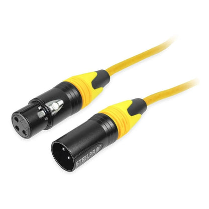 Cable Xlr 10m Balanceado Steelpro Xlr-yll-10m Jack-plug Prof