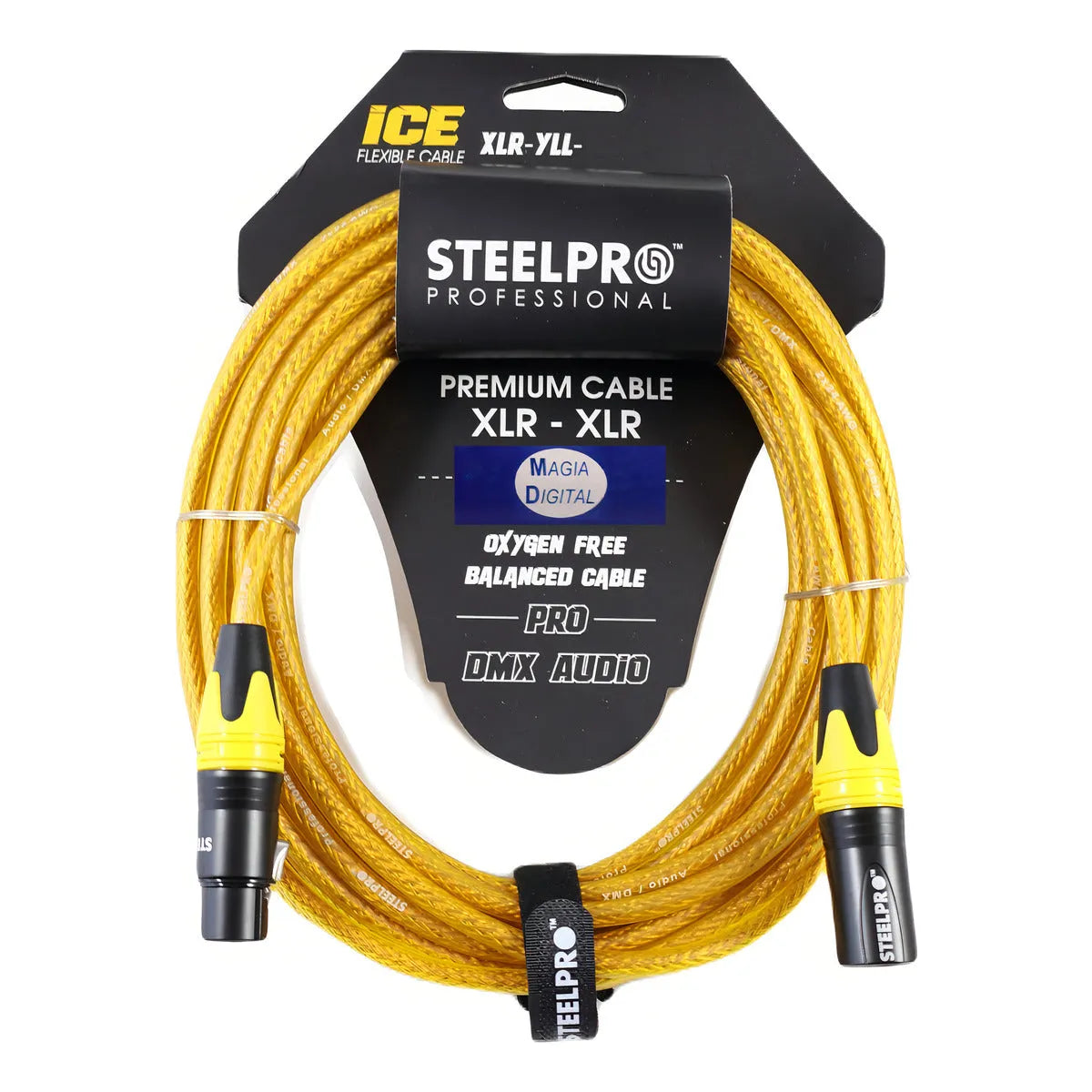 Cable Xlr 15m Balanceado Steelpro Xlr-yll-15m Jack-plug Prof