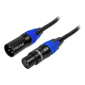Cable Xlr 3m Balanceado Profesional Macho - Hembra Steelpro