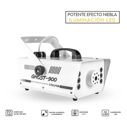 Camara De Humo Steelpro 900w + 3litros De Liquido De Humo