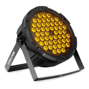 Cañón Led Par 54 Led X 3w Rgb + Ambar Full Color - Steelpro