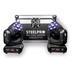 Case 2 Cabeza   Movil Wash + Beam 4 En 1 Rgbw 102w Steelpro