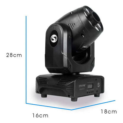 Case 2 Cabeza   Movil Wash + Beam 4 En 1 Rgbw 102w Steelpro