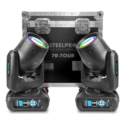 Case 2 Cabezas Moviles Beam 7r + Arcoiris Compacta Steelpro
