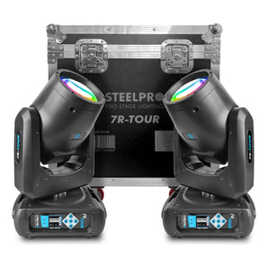 Case 2 Cabezas Moviles Beam 7r + Arcoiris Compacta Steelpro