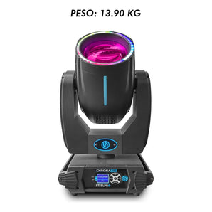 Case 2 Cabezas Moviles Led Beam 12r Rainbow+frost  Steelpro