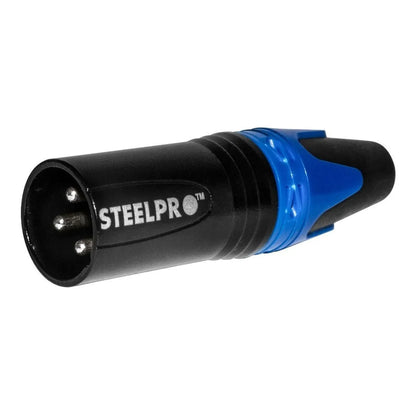 XLR-POUT-10 Conectores Xlr Tipo Canon Macho 10 pcs Dmx-Audio Steelpro