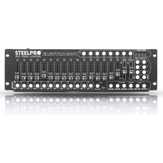 Controlador Dj Dmx 384 Canales Electra 384 By Steelpro Color Negro