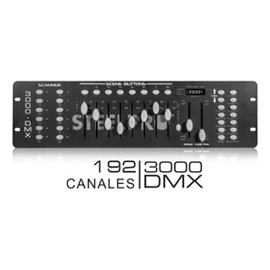 Controlador Dmx512 ,12 Escaners  , 192 Canales -  Steelpro