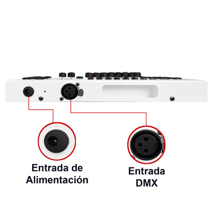 Controlador DMX Steelpro DMX3000-POCKET Profesional 192 Canales