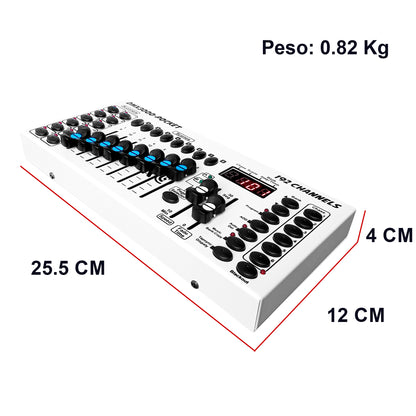 Controlador DMX Steelpro DMX3000-POCKET Profesional 192 Canales