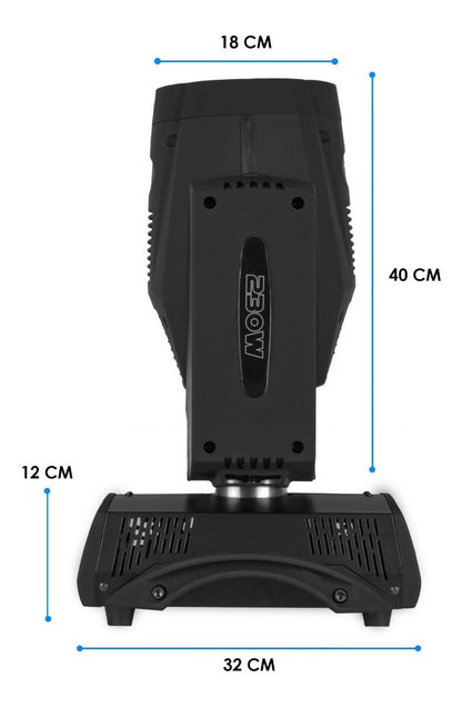 Kit De 2 Cabezas Móviles Beam 7r Frost 230w + Case- Steelpro