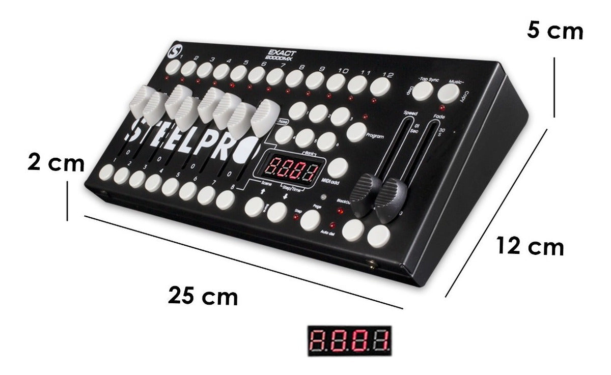 Paquete Dj 6 Cañones 18x3 + Controlador Dmx512 Steelpro