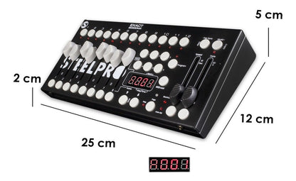 Paquete Dj 6 Cañones 18x3 + Controlador Dmx512 Steelpro