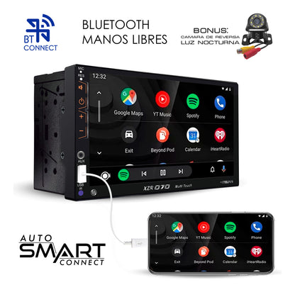 Autoestéreo Mirror Link Pantalla Táctil 7 Bluetooth Steelpro