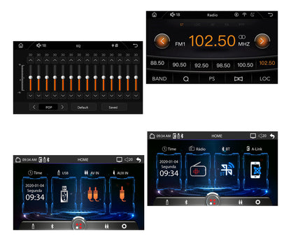 Autoestéreo Mirror Link Pantalla Táctil 7 Bluetooth Steelpro