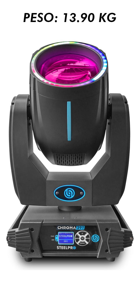 Case 2 Cabezas Moviles Led Beam 12r Rainbow+frost  Steelpro