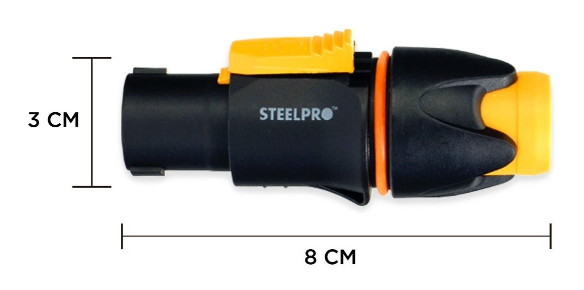 10 Conectores De Audio De 4 Polos Speakon - Steelpro