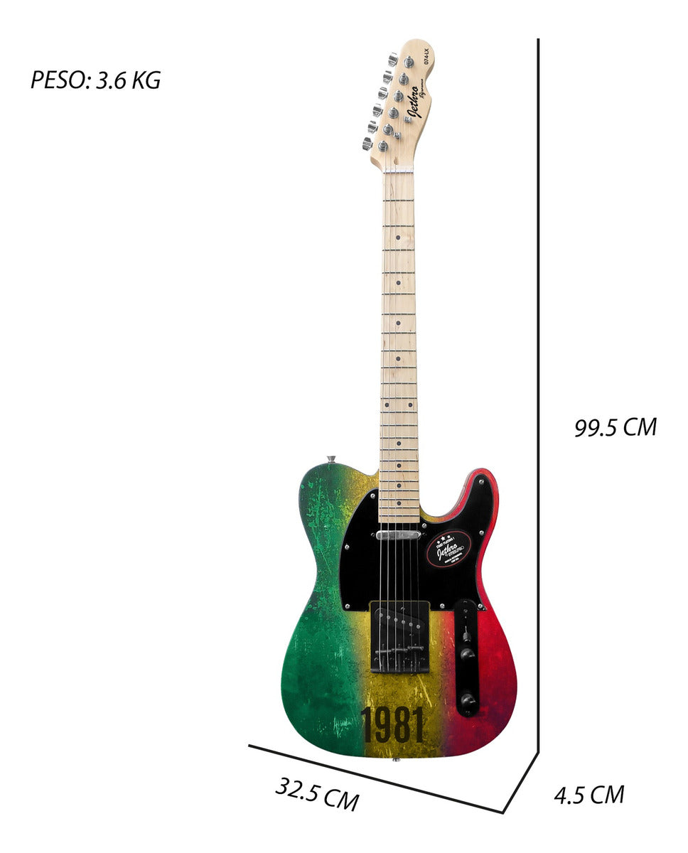 Guitarra Electrica Series Jethro By Steelpro 074-lx