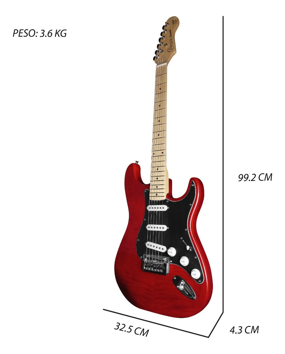 Paquete Guitarra Eléctrica Concerto Series By Premiata 013