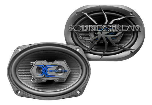 Bocinas Para Auto 6x9 Fibra Carbono 3 Vías Wnb Soundstream