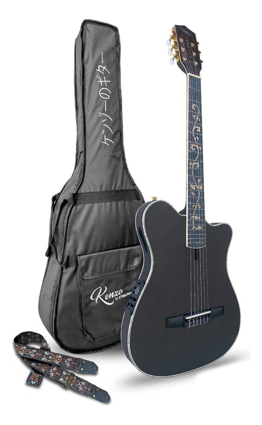 Guitarra Electroacústica 6 Cuerdas  Kz-ns-6 By Steelpro