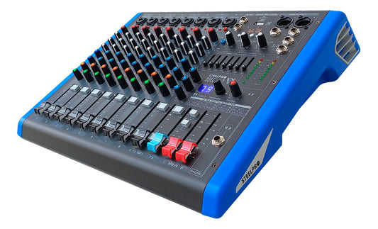 Mezcladora Profesional 8 Canales Dsp Voz Del Diablo Y Voz De Ardilla Solo-8.2 Steelpro