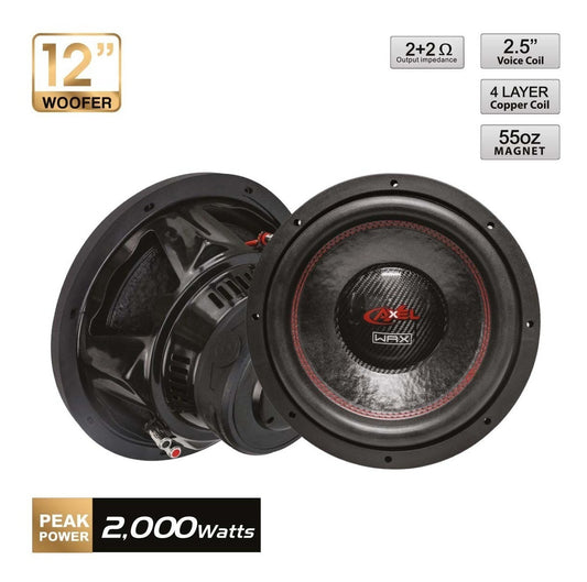 Subwoofer 12 Pulgadas Openshow 2000w Kevlar Axel By Steelpro