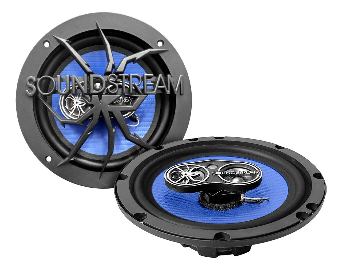 Steelpro Kit Autoestereo Bluetooth Y Bocinas 6.5 Usb-sd Card
