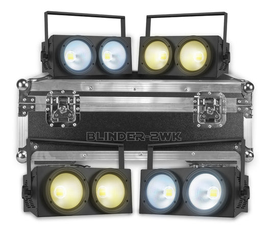 Case De 2 Blinder Cegador Led 2w Frio Y Cálido - Steelpro