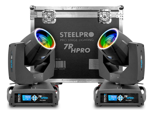 Case 2 Cabezas Móvil  Beam 7r Rainbow+frost  230w  Steelpro