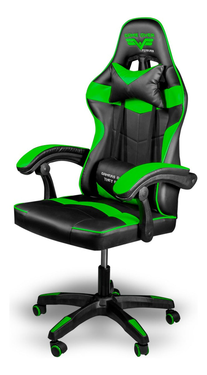 Silla Gamer Ergonómica Reclinable Rocket Game By Steelpro