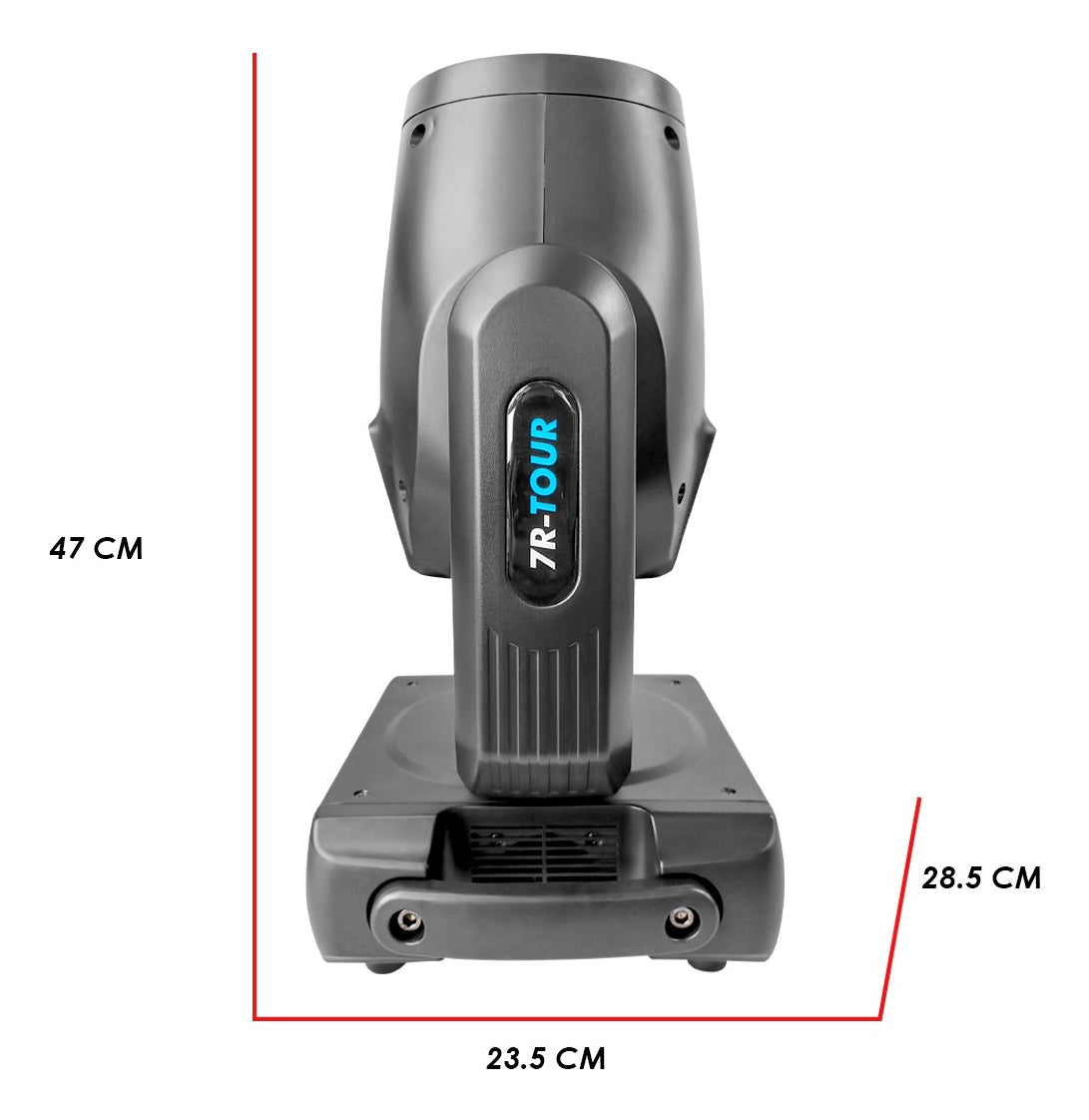 Case Cabeza Movil Beam 7r Tour Dmx + Arcoiris Luz Escenario Dj Steelpro Gratis 4 Pro Clamps Steelpro