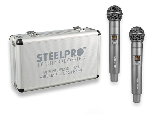 Micrófonos Steelpro U215p Dinámico Cardioide Color Gris Oscuro