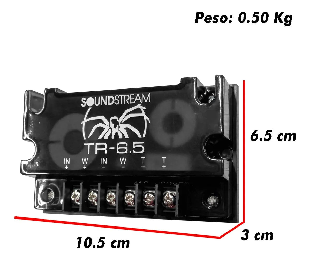 Soundstream Set De Medios Open Show 2 Vías Pro 6.5 Kapton