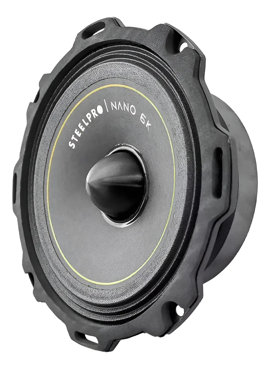 Medio Rango Nano 6.5pulg Open Show Alto Spl Steelpro Negro