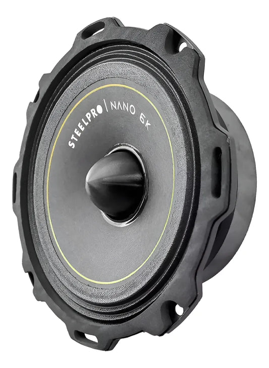 Medio Rango Nano 6.5pulg Open Show Alto Spl Steelpro Negro