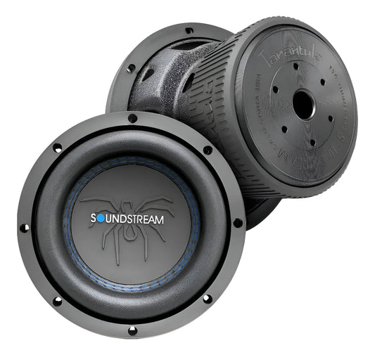 Subwoofer 8 Pulg Tarántula Competencia 4+4 Ohm Soundstream Negro