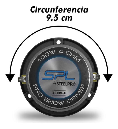 Set De Medios Open Show 6.5 Pulgadas 2 Vias By Steelpro